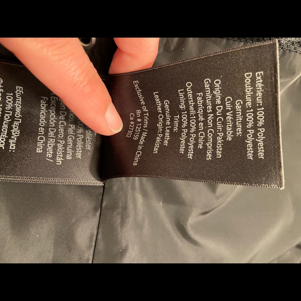 Mackage Black Performance Jacket With Leather Tri… - image 8